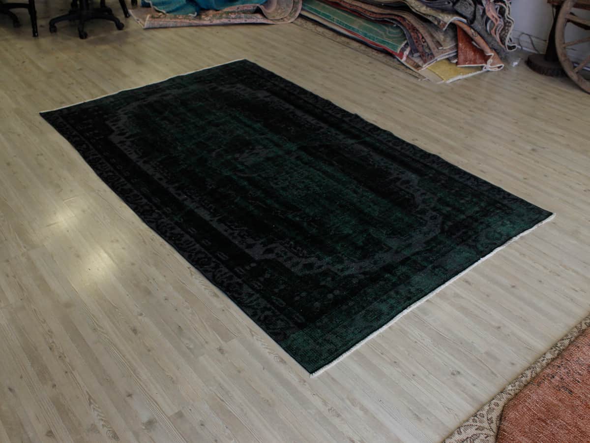 Handmade Distressed Rug, vintage rug, Handmade, hand-knotted wool, size 151 × 245 cm, from Kayseri