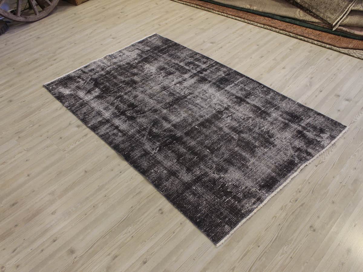 Vintage Handmade Wool Rug, vintage rug, Handmade, hand-knotted wool, size 166 × 176 cm, from Ladik