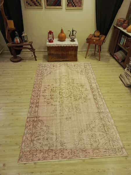 Handmade Vintage Rug, detail view 2, handmade rug, SKU 10475