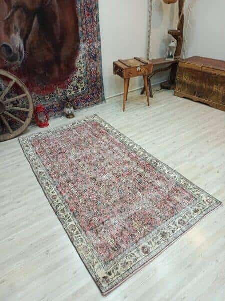 Wool Vintage Rug, detail view 2, vintage rug, SKU 10842