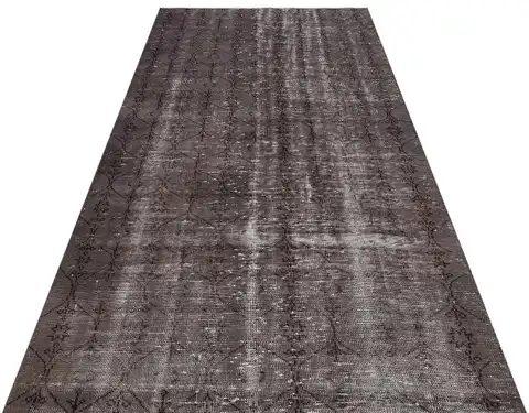 Vintage Hand-Woven Wool Rug, Handmade rug, cotton wool/weave, size 148 × 266 cm, from Gaziantep, SKU 9360