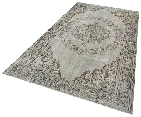 Handcrafted Distressed Rug, Handmade rug, wool wool/weave, size 173 × 290 cm, from Konya, SKU F1252