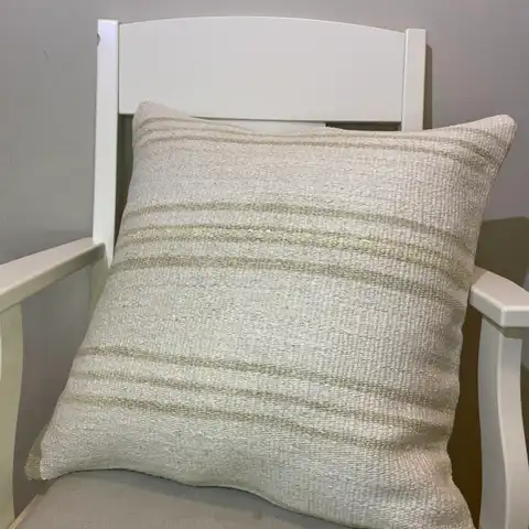 Handwoven Pillowcase, Kilim rug, silk wool/weave, size 50 × 50 cm, from Van, SKU 282