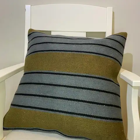 Hand-Woven Pillowcase, Kilim rug, cotton wool/weave, size 50 × 50 cm, from Van, SKU 289
