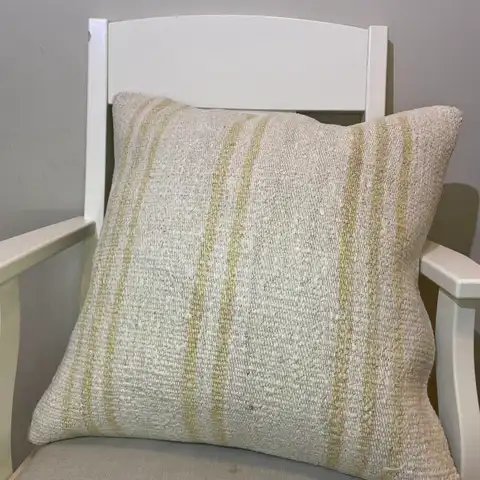 Hand-Woven Pillowcase, Kilim rug, wool wool/weave, size 50 × 50 cm, from Gaziantep, SKU 291