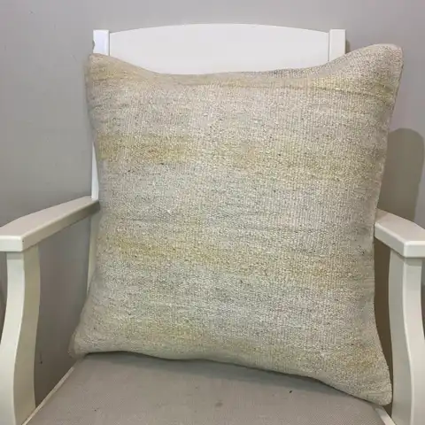 Handwoven Pillowcase, Kilim rug, cotton wool/weave, size 50 × 50 cm, from Manisa, SKU 356