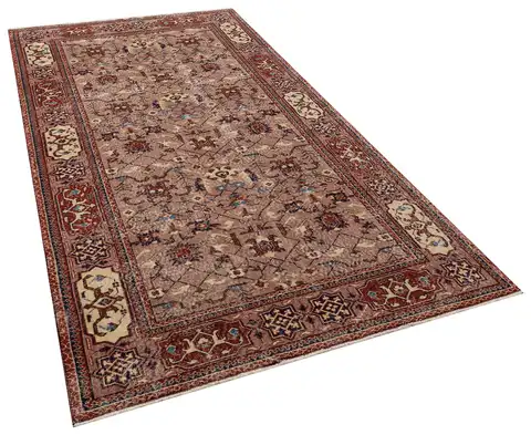 Vintage Handwoven Rug, Handmade rug, cotton wool/weave, size 157 × 288 cm, from Demirci, SKU 10447