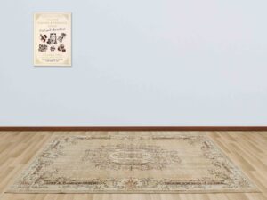 Klasik Modern Vintage Eskitme Halı  167 x 278 Model : 2798