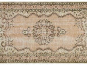 Klasik Modern Gerçek Vintage Naturel Eskitme Halı 159x263  Model : 2842