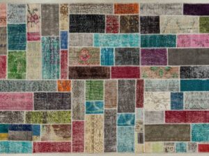 Eşsiz Güzelliğe Sahip Olan Özel Patchwork Halı 160 x 230 Model :5102