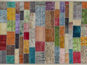 Eşsiz Güzelliğe Sahip Olan Özel Patchwork Halı 160 x 230 Model :5121