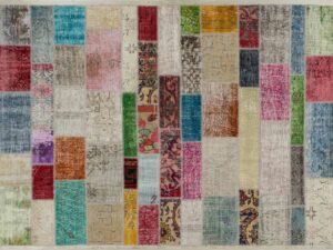 Eşsiz Güzelliğe Sahip Olan Özel Patchwork Halı 160 x 230 Model :5138