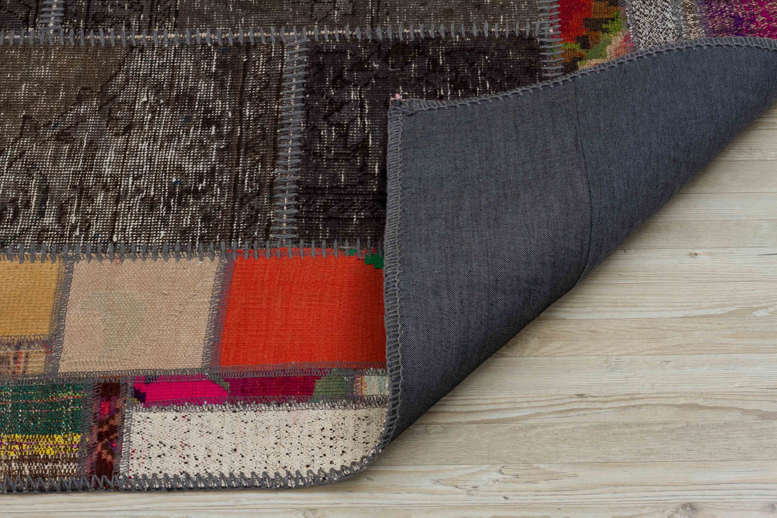 El İşçiliği Eskitme Patchwork Halı 160x230 cm 5021 - Görsel 3