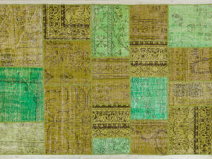 Eskitme El Dokuma Patchwork Halı 160 x 230 Model : 5528