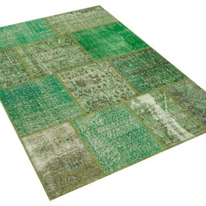 Eskitme El Dokuma Patchwork Halı 120 x 180 cm 5654