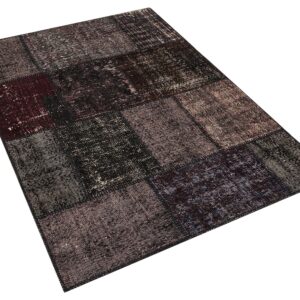 Özel Patchwork Eskitme El Dokuma Halı 120 x 180 cm 5659