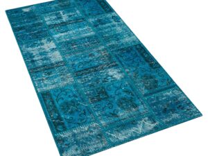 Patchwork El Dokuma Eskitme Halı 80 x 150 cm 5768