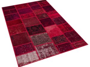 Eskitme El Dokuma Patchwork Halı 120 x 180 cm 5809