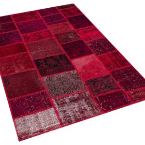 Eskitme El Dokuma Patchwork Halı 120 x 180 cm 5809