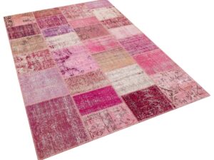 Eşsiz Güzelliğe Sahip Patchwork El Dokuma Halı 160 x 230 cm 5840