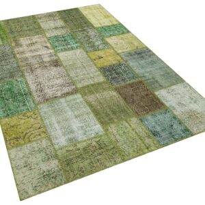 Eşsiz Güzelliğe Sahip Patchwork El Dokuma Halı 160 x 230 cm 5854