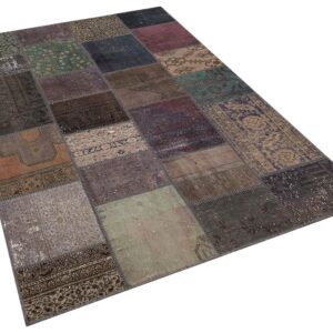 Eskitme EL Dokuma Patchwork Halı 160 x 230 cm 5859