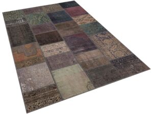 Eskitme EL Dokuma Patchwork Halı 160 x 230 cm 5859