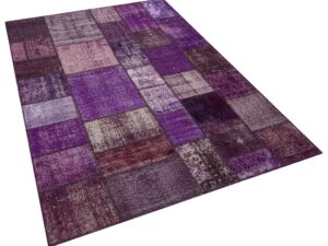 Patchwork El Dokuma Eskitme Halı 160 x 230 cm 5916
