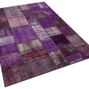 Patchwork El Dokuma Eskitme Halı 160 x 230 cm 5916