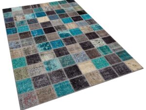 Eşsiz Güzelliğe Sahip Patchwork El Dokuma Halı 160 x 230 cm 5932