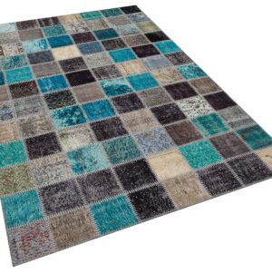 Eşsiz Güzelliğe Sahip Patchwork El Dokuma Halı 160 x 230 cm 5932
