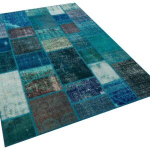 Eşsiz Güzelliğe Sahip Patchwork El Dokuma Halı 160 x 230 cm 5934