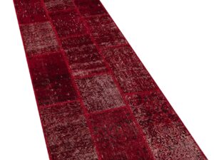 El Yapımı Patchwork Halı 80 x 300 cm 5942