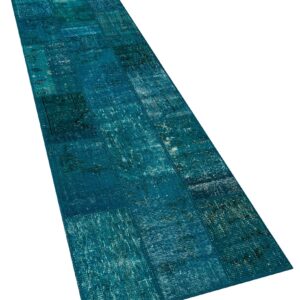 El Yapımı Patchwork Yolluk Halı 80 x 300 cm 5949