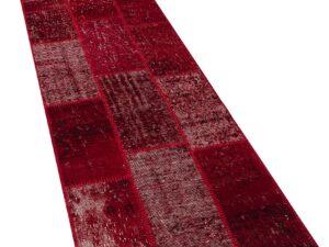 El Yapımı Patchwork Halı 80 x 300 cm 5950