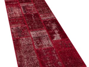 El Yapımı Patchwork Halı 80 x 250 cm 5952