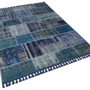 El Yapımı Patchwork Halı 160 x 230 cm 5968
