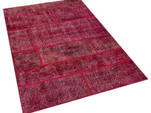 Klasik Modern Patchwork Eskitme Halı 120 x 180 cm 5986