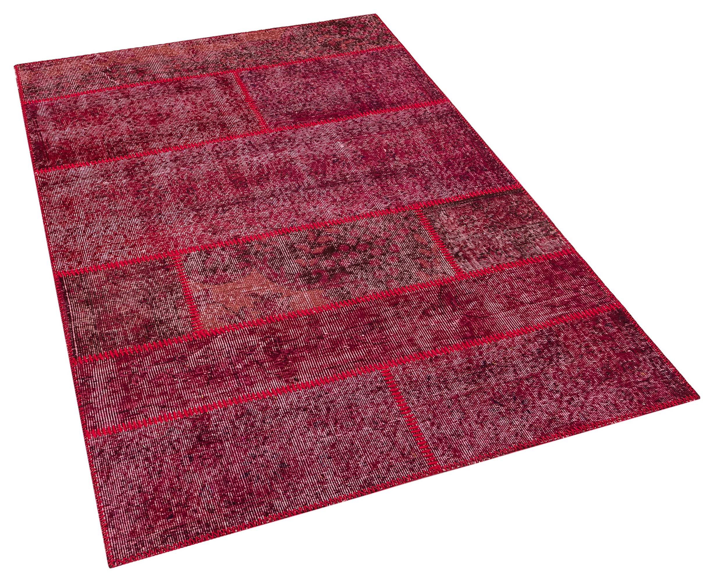 Klasik Modern Patchwork Eskitme Halı 120 x 180 cm 5986