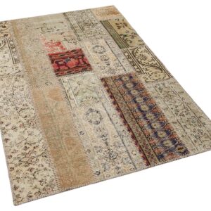 El Dokuma Patchwork Eskitme Halı 120 x 180 cm 5989