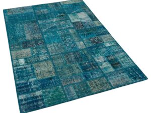 El Yapımı Eskitme Patchwork Halı   120x180 cm  5992