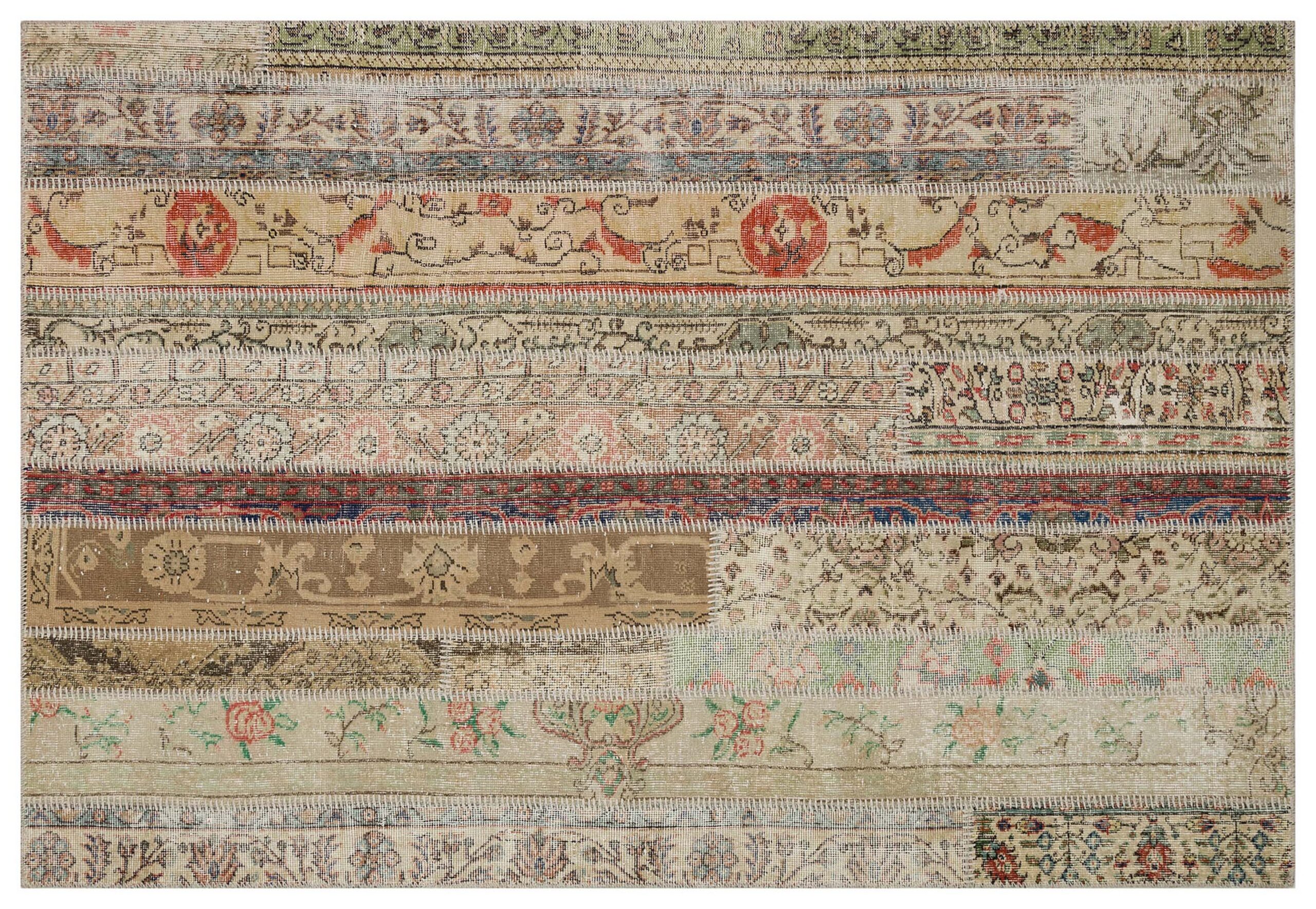 El Dokuma Patchwork Halı 160 x 230 cm 6003 - Görsel 4