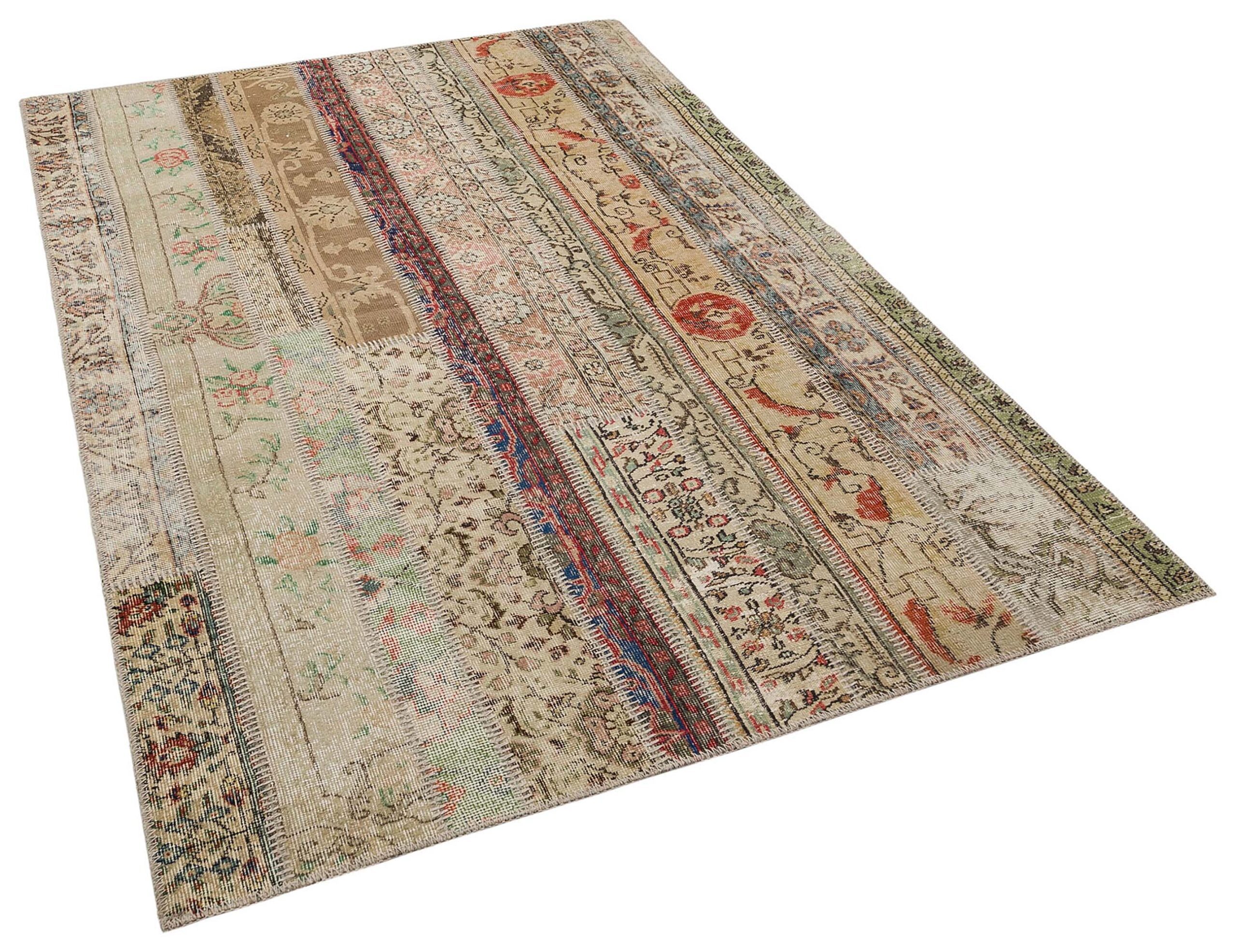 El Dokuma Patchwork Halı 160 x 230 cm 6003