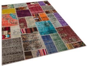 Modern Eşsiz Özel Patchwork Halı 160 x 230  Model : 6043
