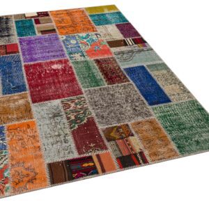 Modern Eşsiz Özel Patchwork Halı 160 x 230  Model : 6044