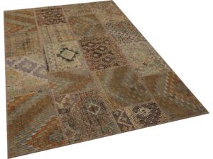 Eşsiz Güzelliğe Sahip Patchwork Halı 160 x 230 cm 6096