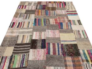 Patchwork Eskitme El Dokuma Halı  168 x 230 cm 6131