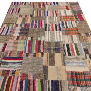 Patchwork Klasik Modern El Dokuma Halı  164 x 228 cm 6158