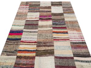 Gerçek El Dokuma Eskitme Halı   141 x 203 cm 6163