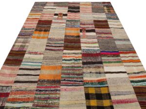Eskitme Patchwork %100 El Dokuma Halı  202 x 300 cm 6166